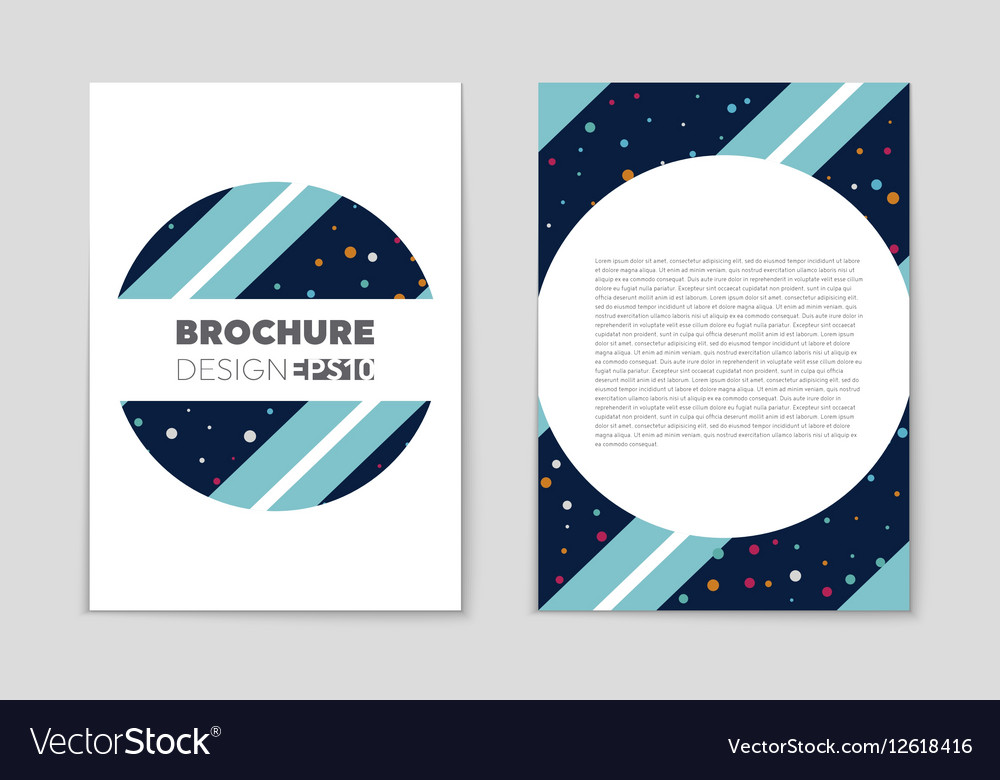 Abstract layout background set for art