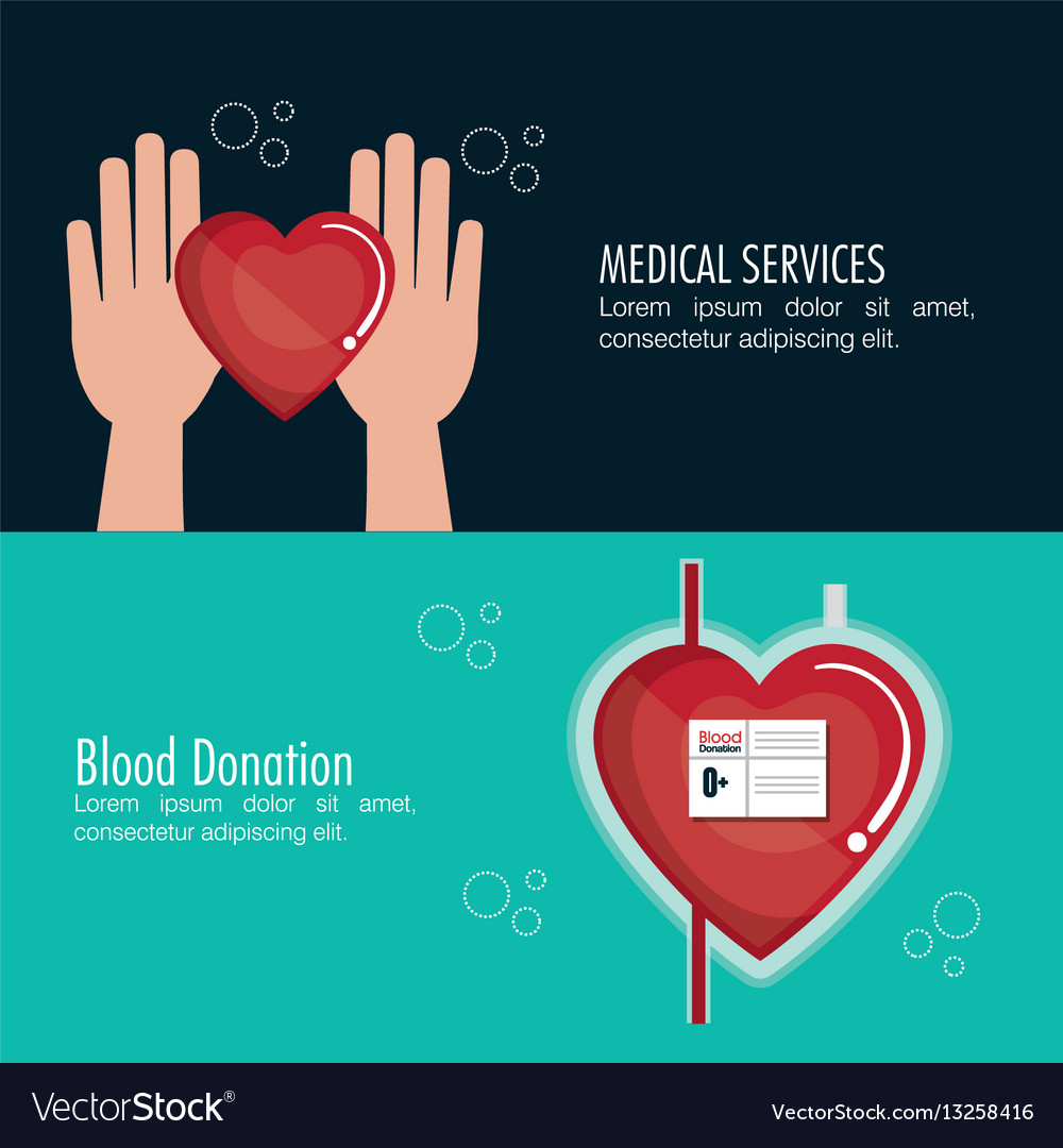 Blood donation medical icon