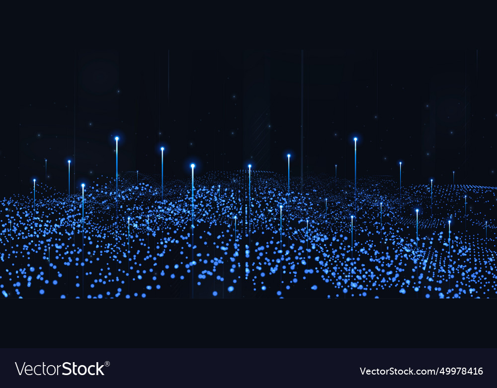 Digital technology futuristic internet network ai