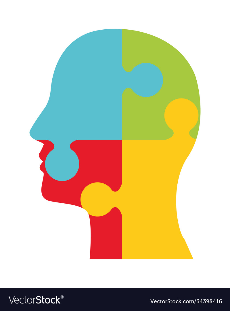 Mental Health Puzzle Icon