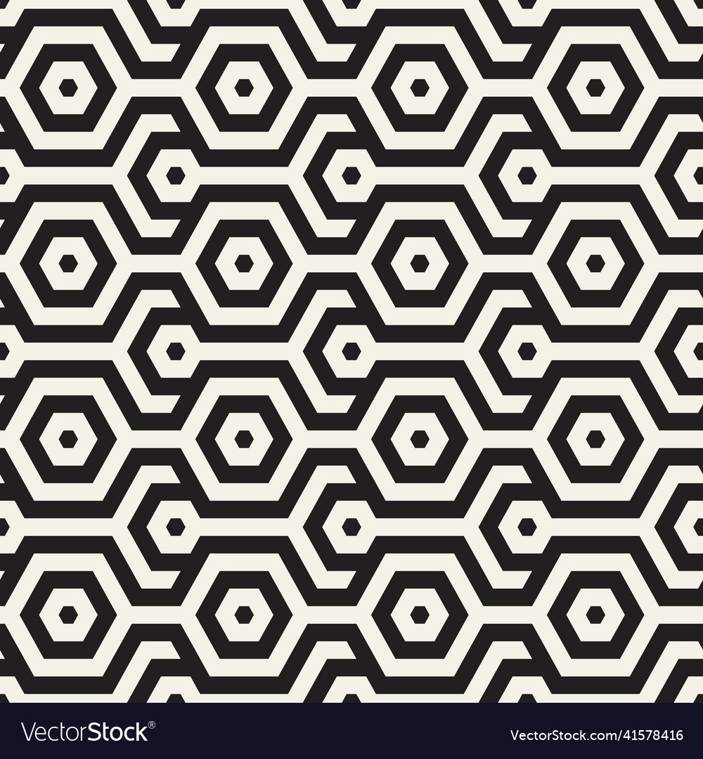 Seamless pattern repeating geometric elements