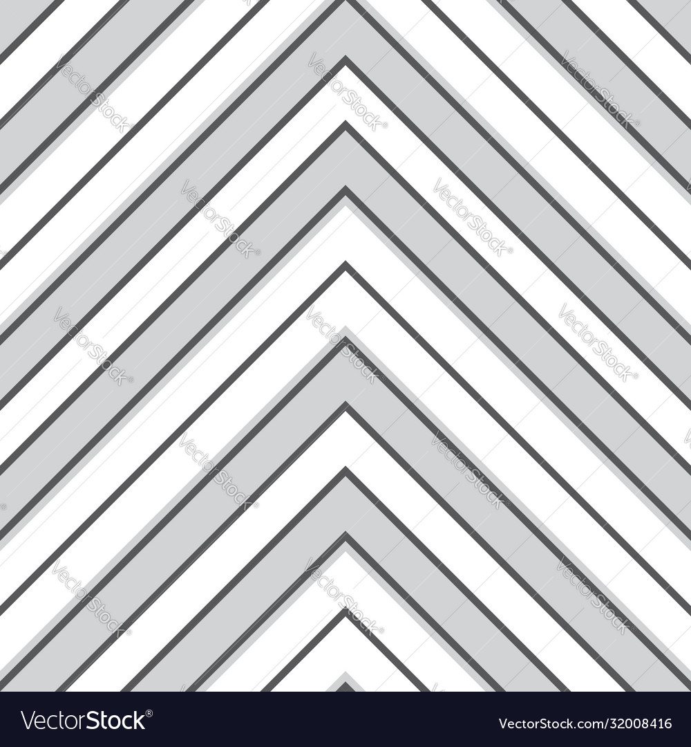 White chevron diagonal stripes seamless pattern Vector Image