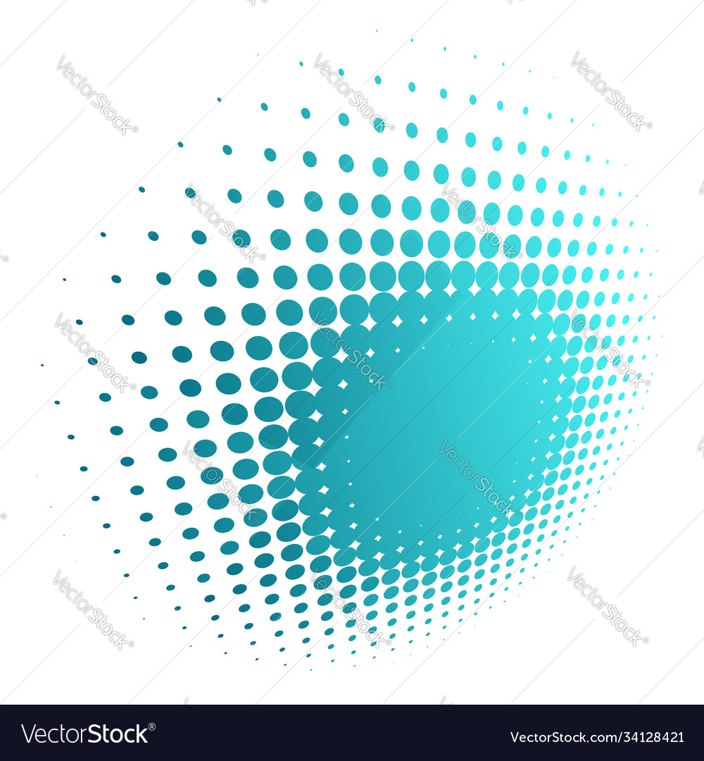 Colorful halftone pattern texture in 3d Vector Image Colorful halftone pattern texture in 3d