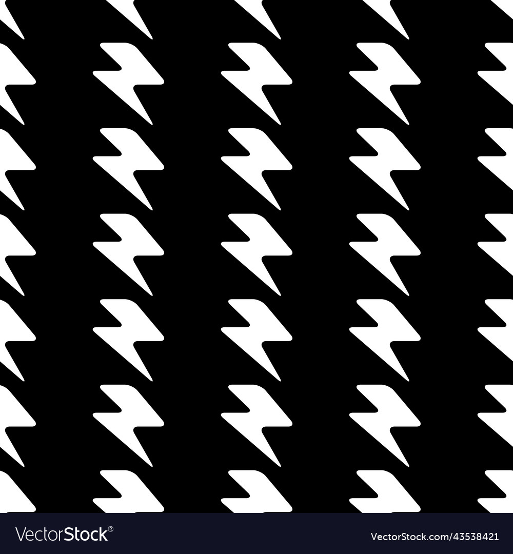 Flash graphic element seamless background thunder vector image Flash graphic element seamless background thunder
