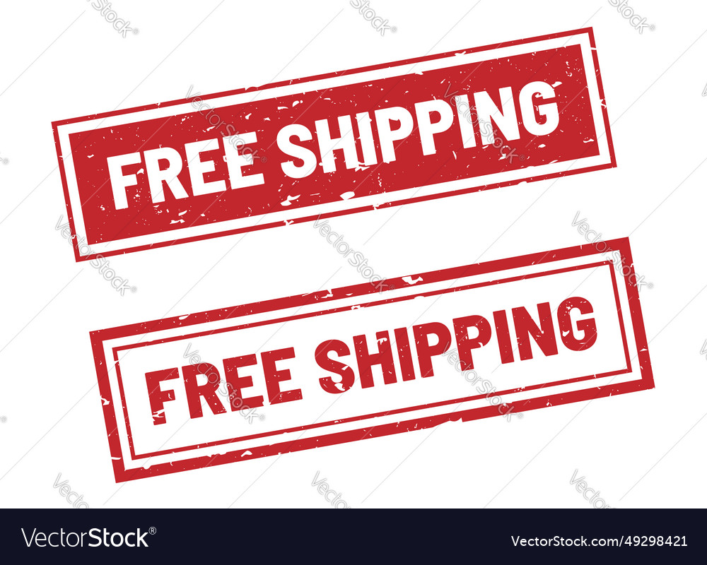 Free shipping quality stamp sign red rectangle gru