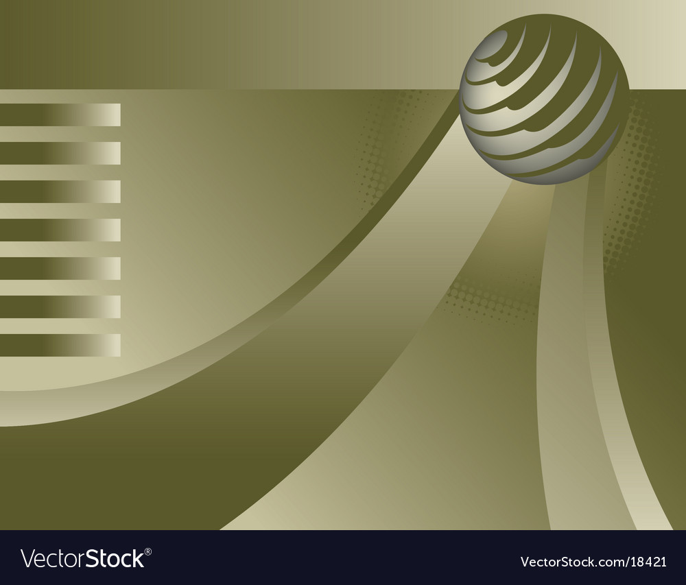 Globe header Royalty Free Vector Image - VectorStock