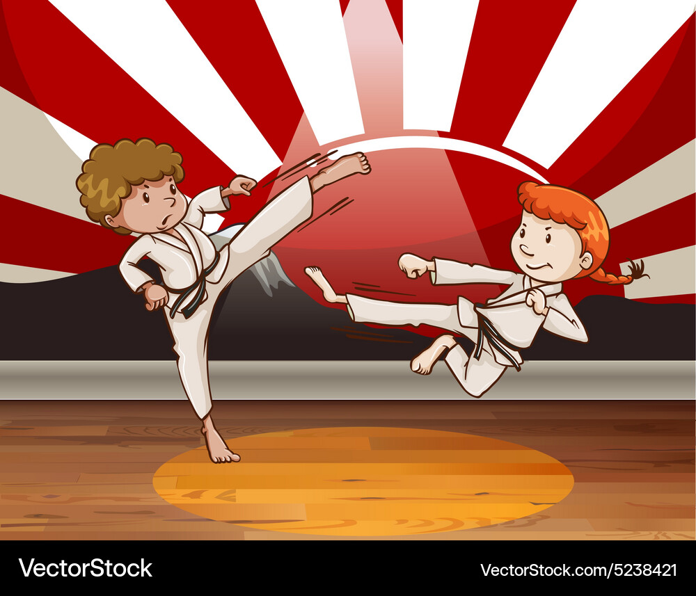 Kungfu Royalty Free Vector Image - VectorStock