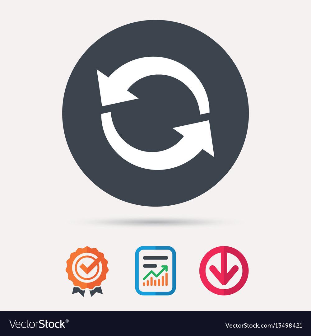 Update icon refresh or repeat sign