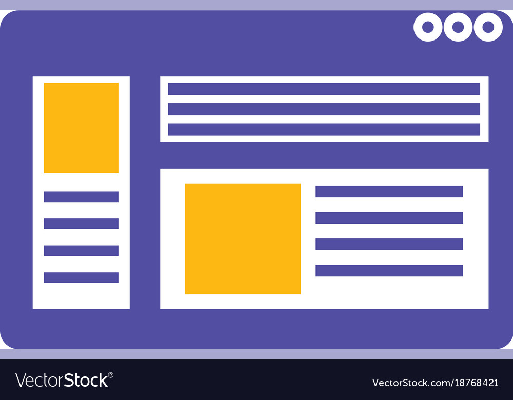 Web page interface icon