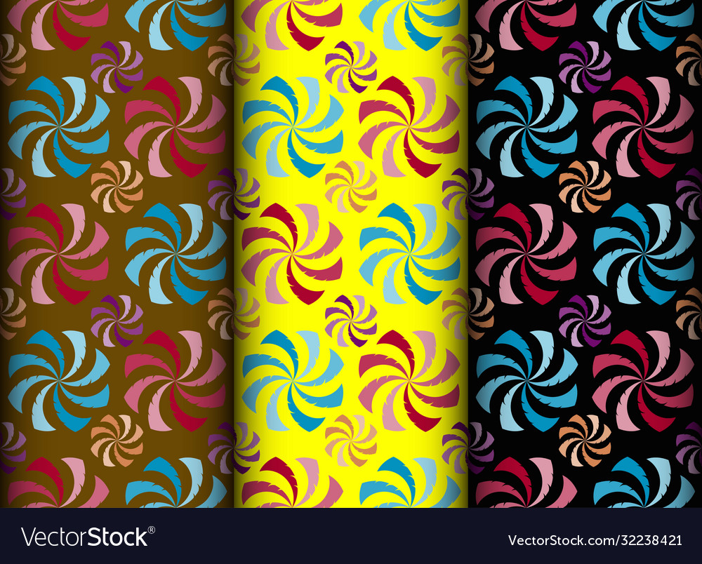 Windmill colorful pattern