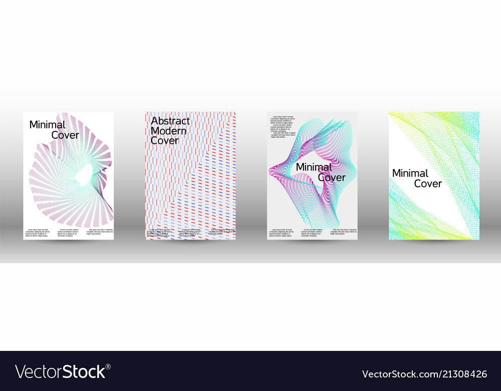A set of creative sound backgrounds with linear