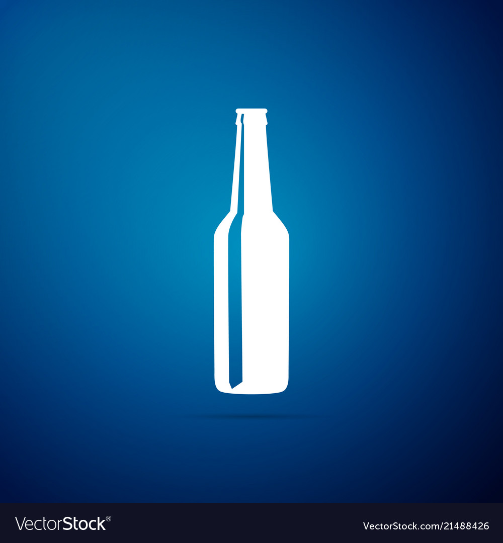 Isoliertes Bierflaschensymbol