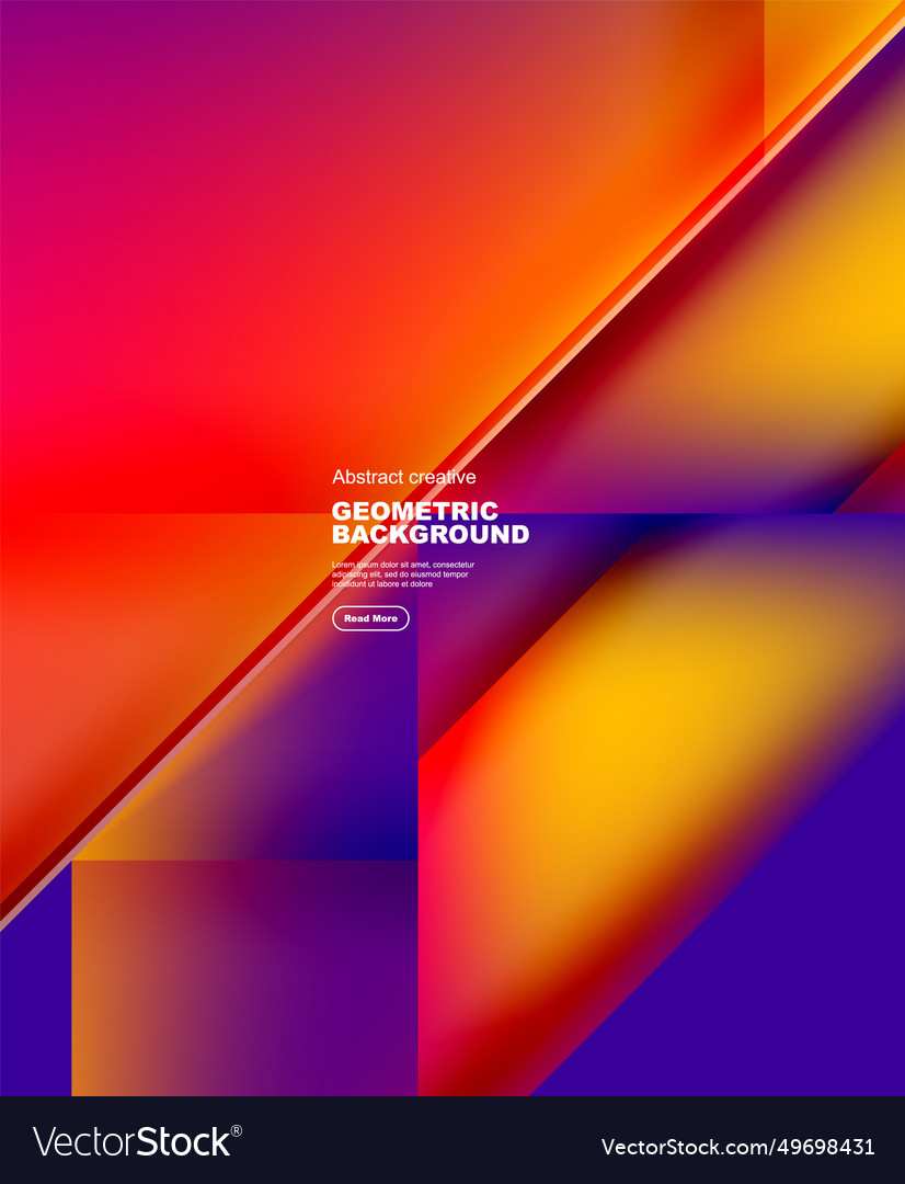 Gradient triangles abstract background vector image Gradient triangles abstract background