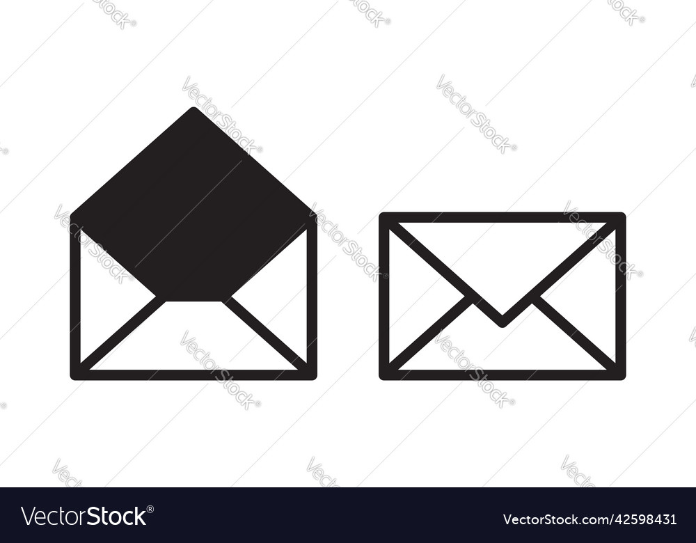 E-Mail-Symbol Zeichen Briefumschlag Symbol Nachricht