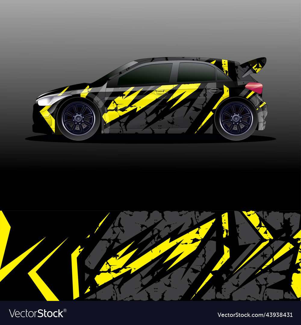 Rally Car Decal Wrap - Speed & Style