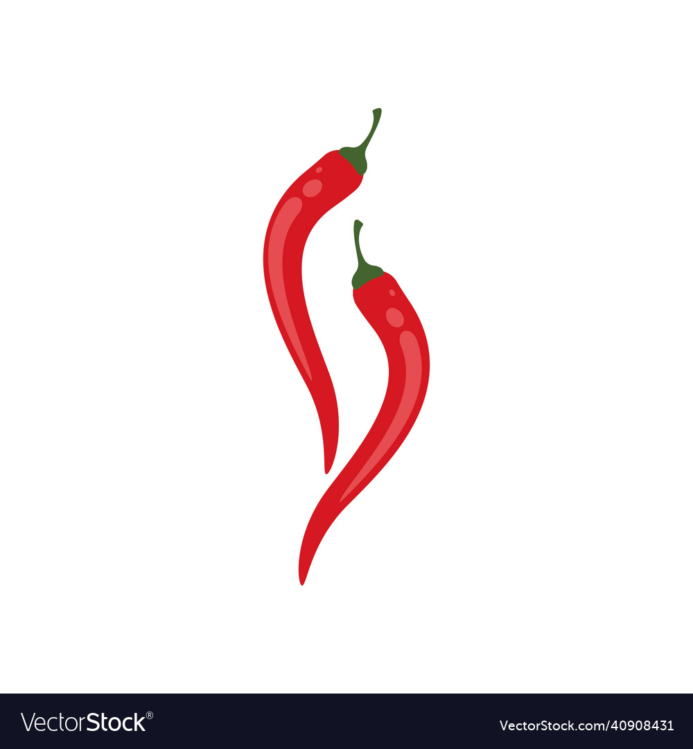 Red hot chili Royalty Free Vector Image - VectorStock
