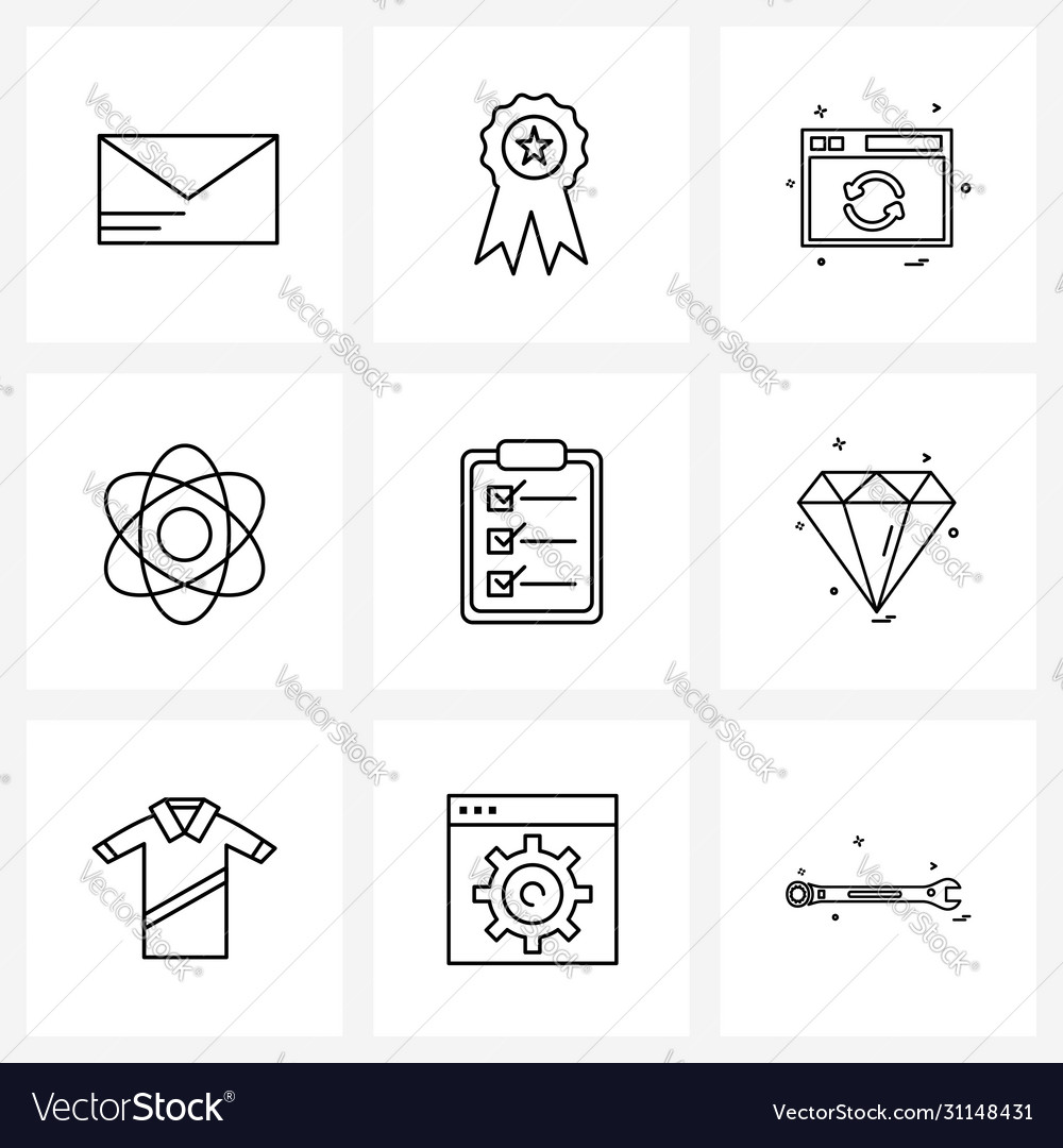 Set 9 ui icons and symbols for jewel text web