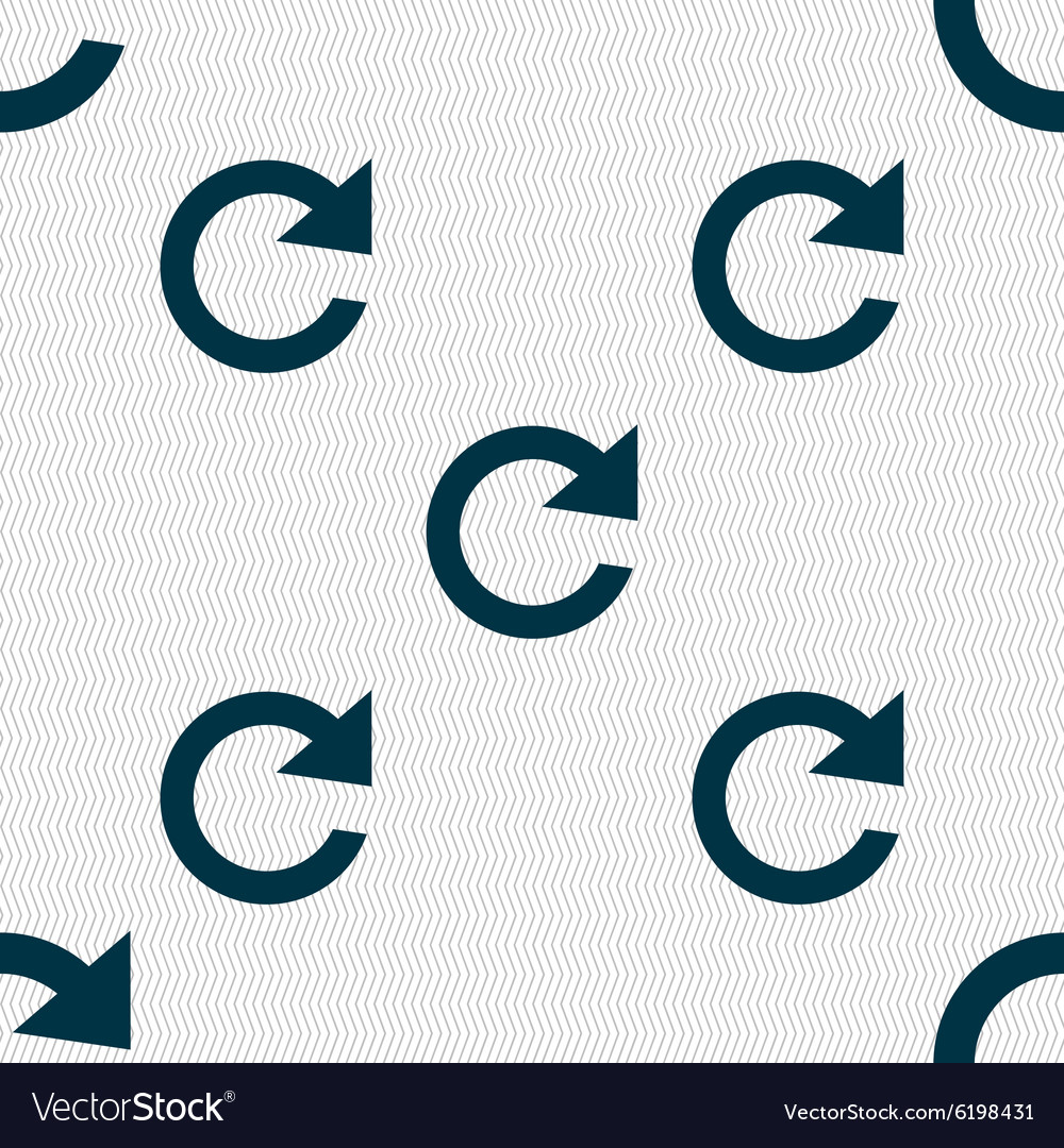Update sign icon full rotation arrow symbol Vector Image