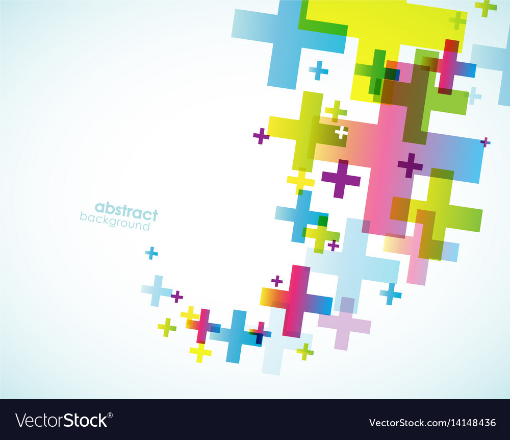 Abstract background created with plus sign