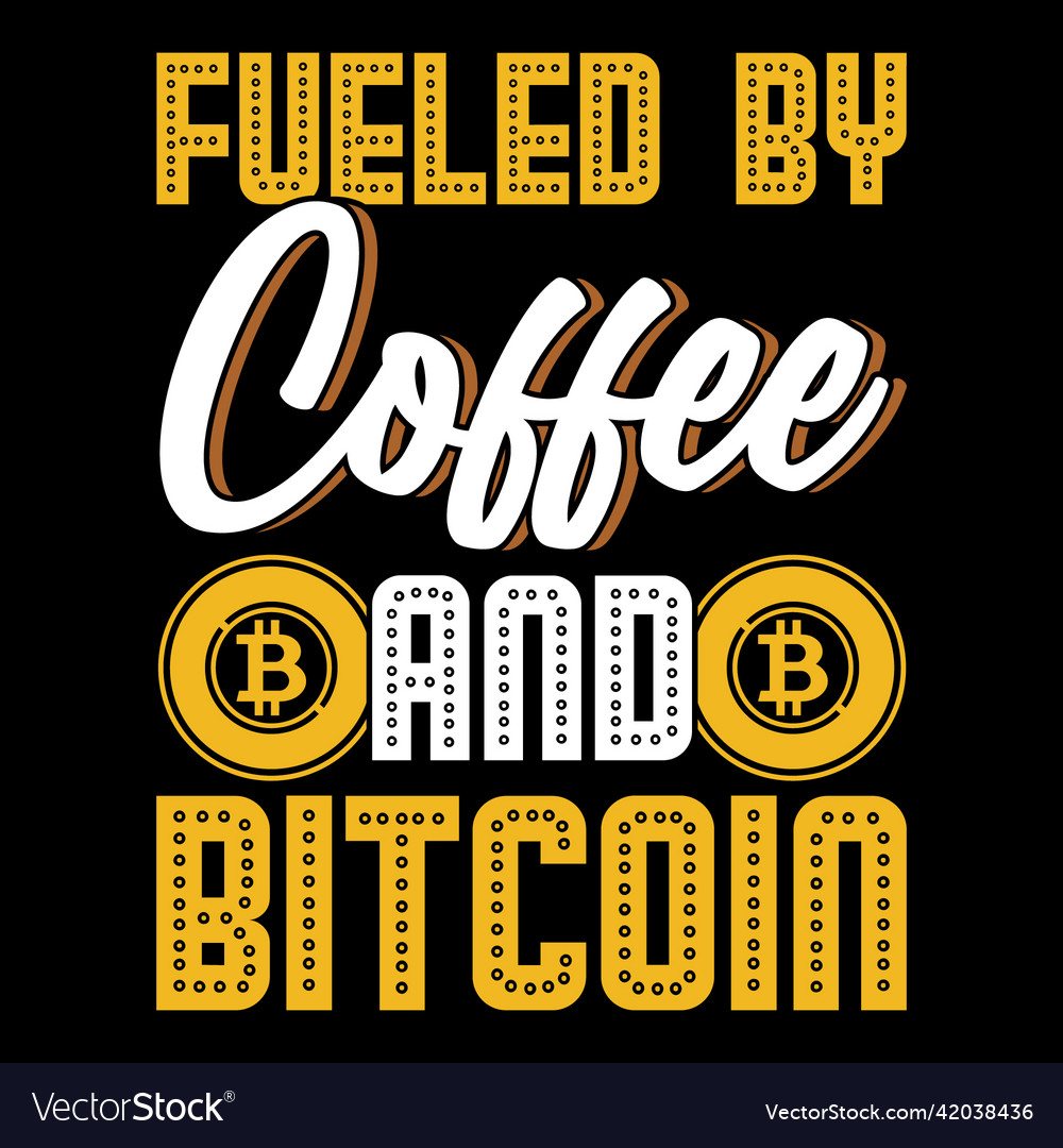 Bitcoin Kaffee Crypto T-Shirt