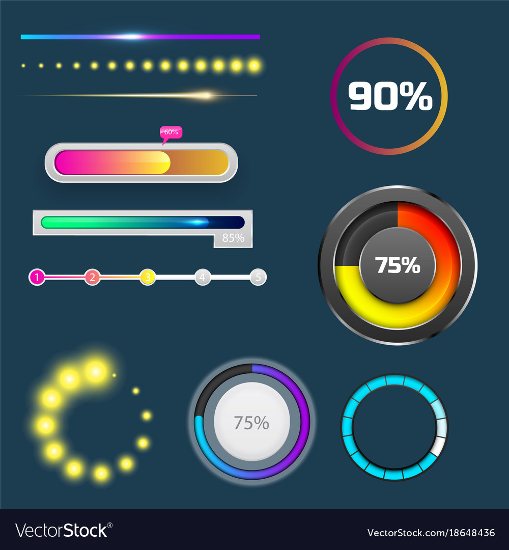 Loading Progress Bar Icons