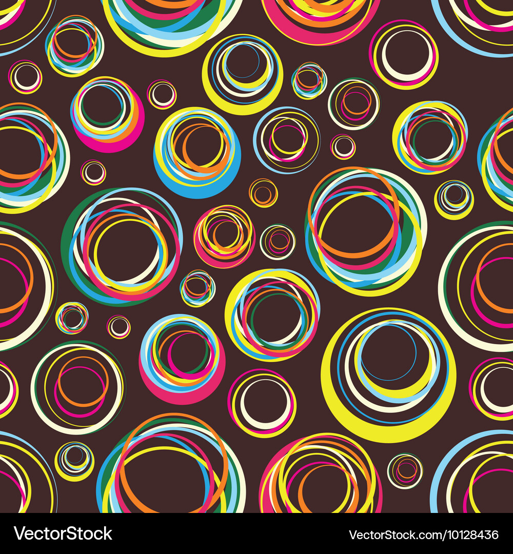 Seamless retro background Royalty Free Vector Image