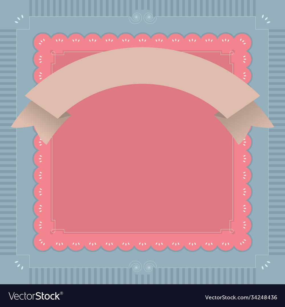 Vintage frame background design