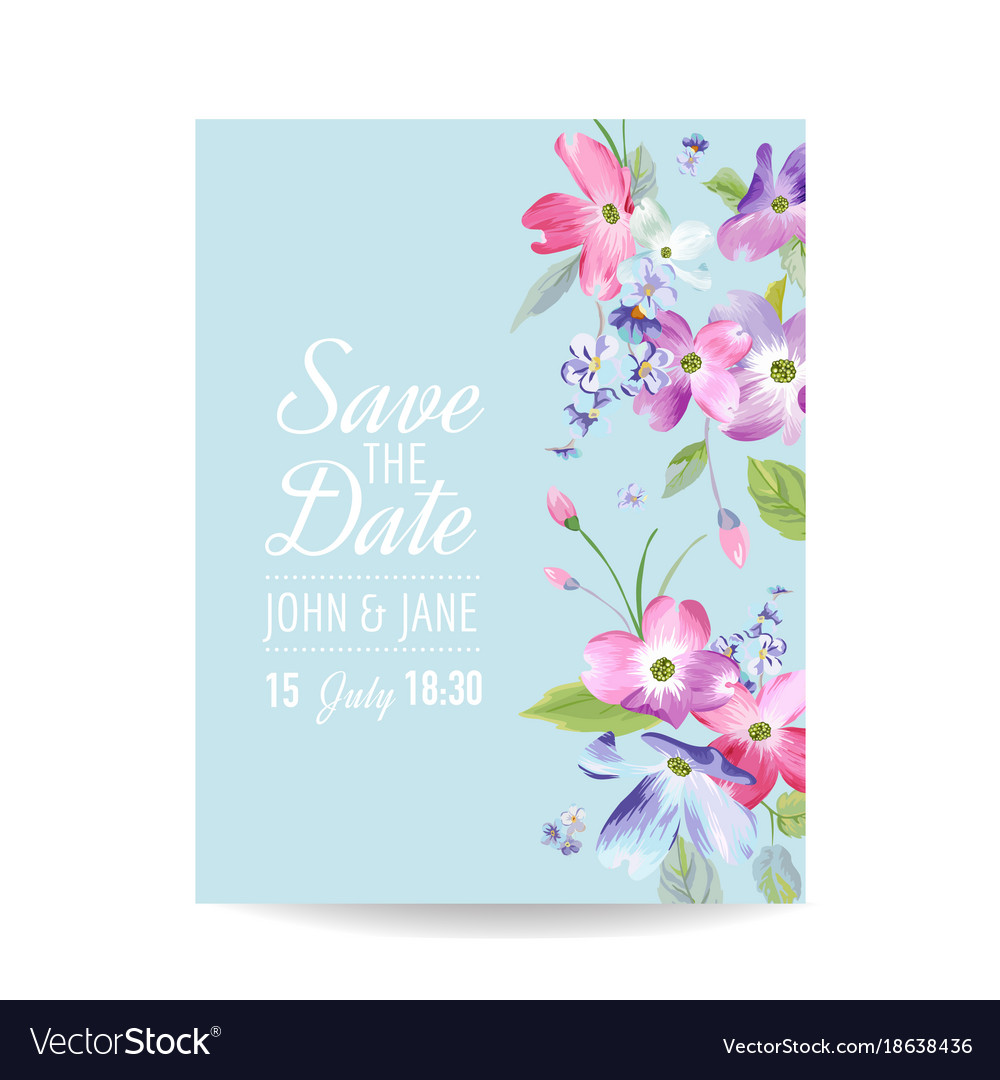 spring invitation template
