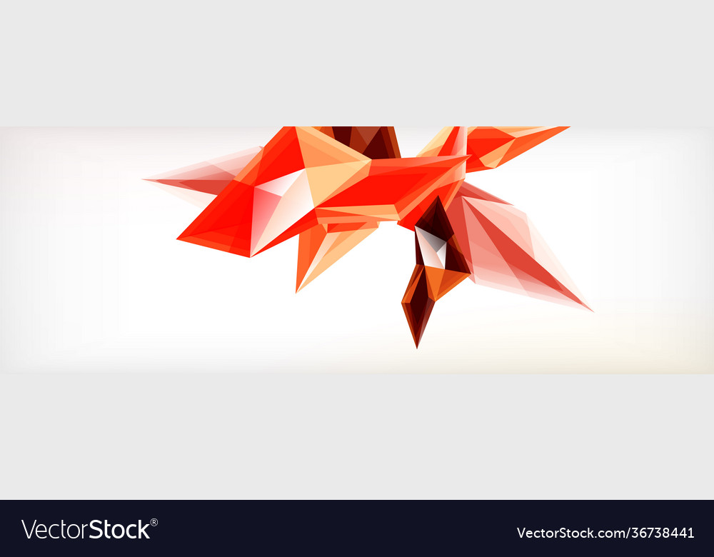 3d triangles and pyramids abstract