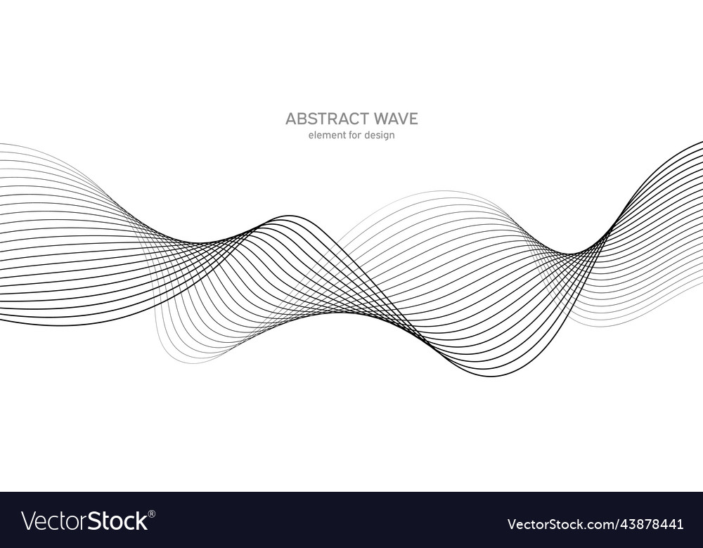 Abstract wave element for design digital vector image Abstract wave element for design digital