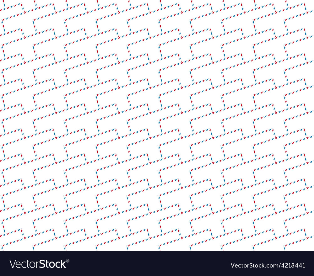 Airmail envelope pattern