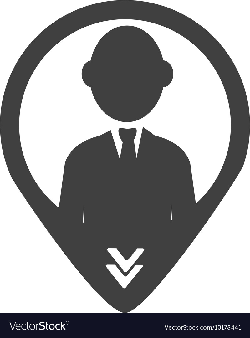 Businessman theme design icon