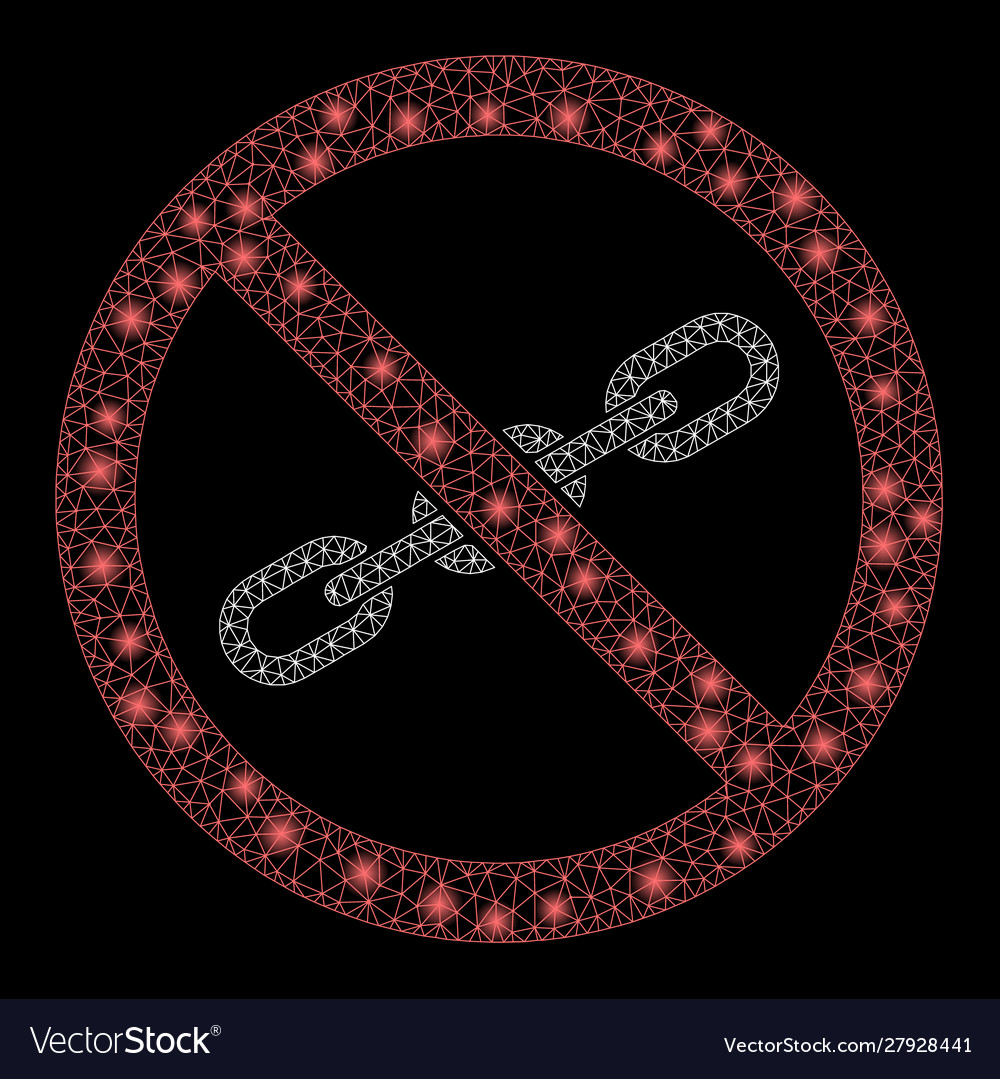 Flare mesh network no chain with spots vector image Flare mesh network no chain with spots
