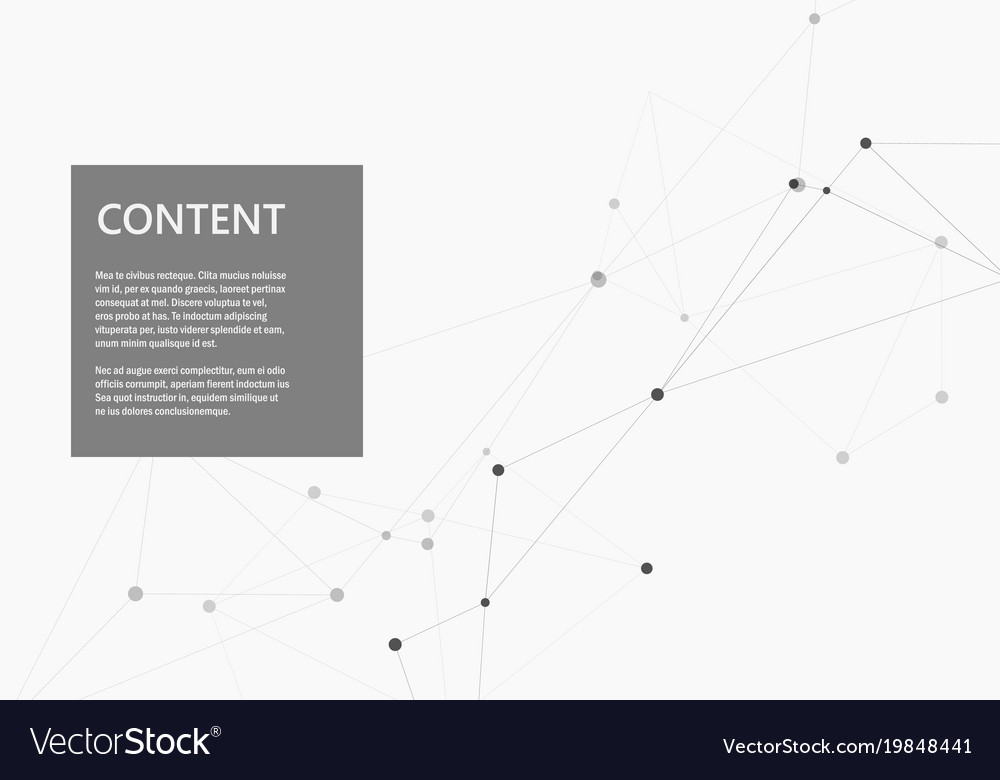 Geometric and connection triangles shapes