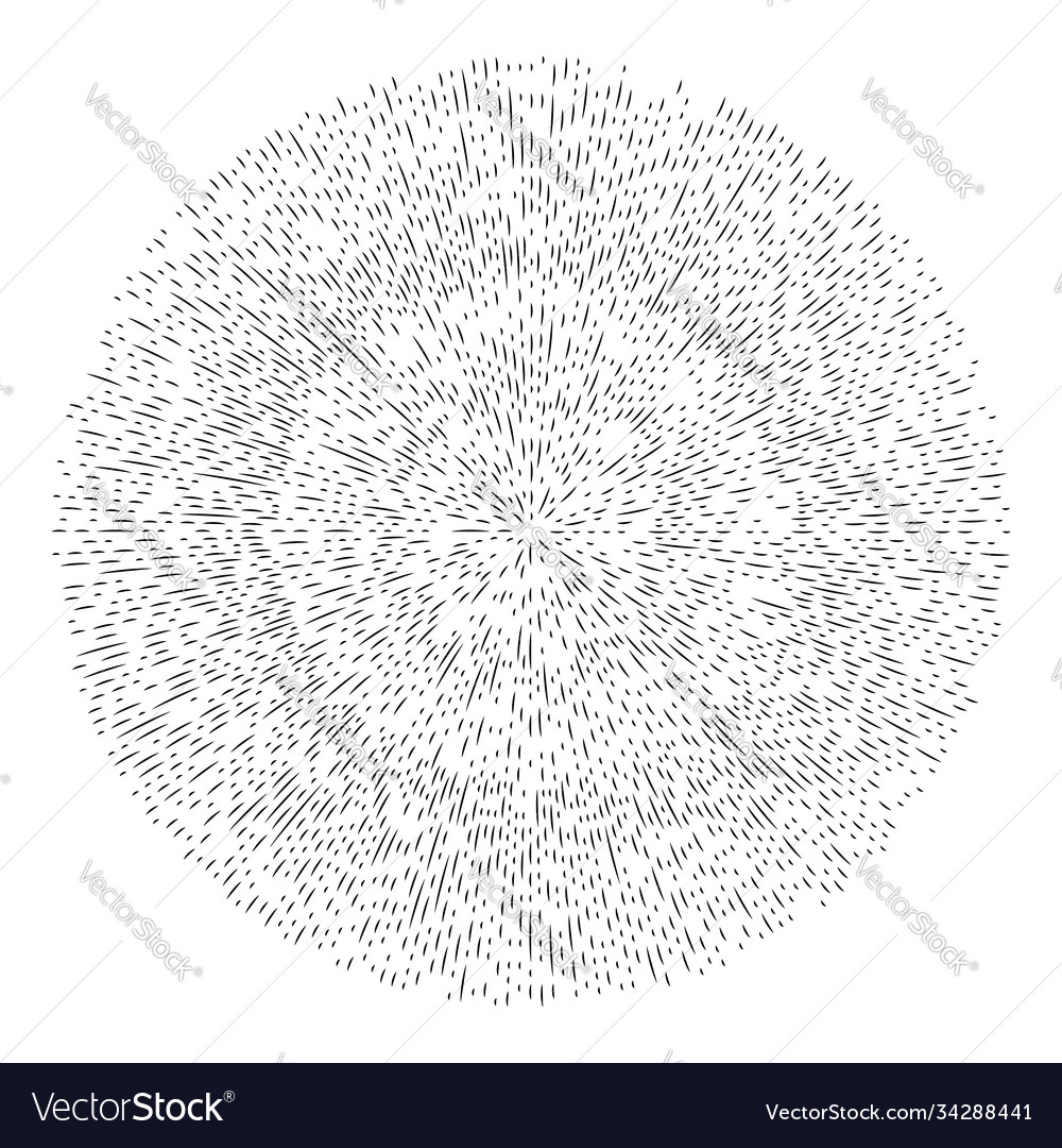 Radial radiating lines abstract burst element vector image Radial radiating lines abstract burst element