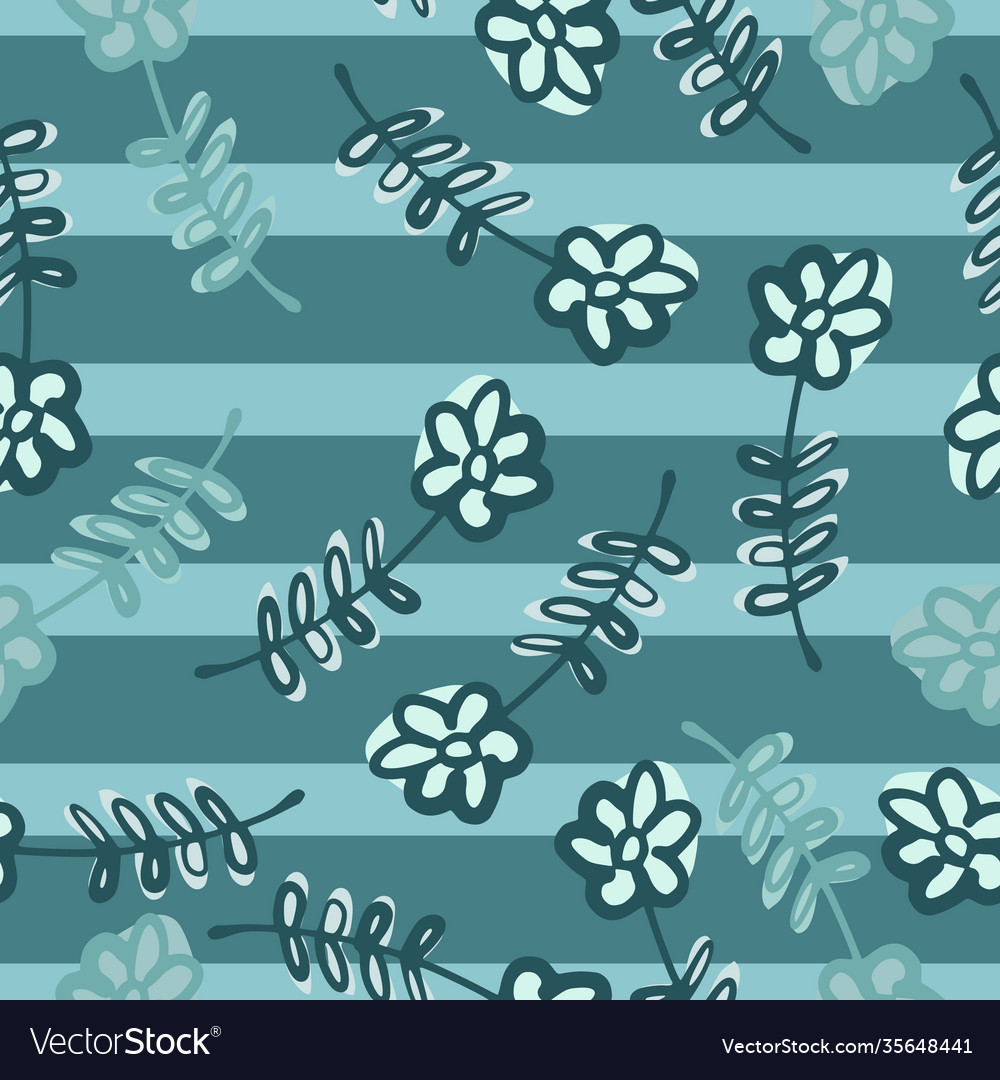Random seamless pattern with contoured wild vector image Random seamless pattern with contoured wild