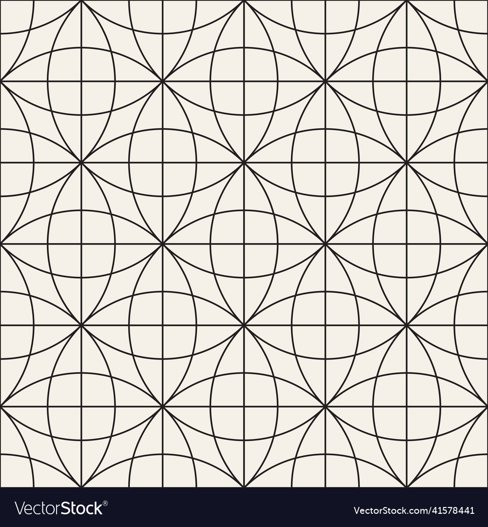 Seamless pattern repeating geometric elements vector image Seamless pattern repeating geometric elements