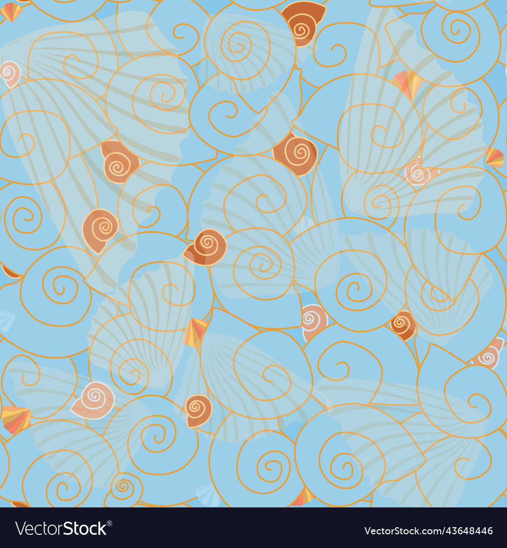 A pattern without background of solid orange vector image A pattern without background of solid orange