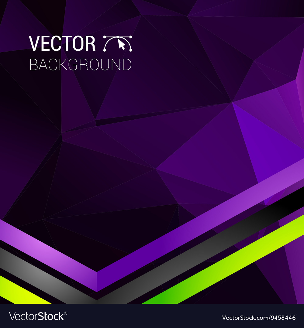 Abstract 3d geometric colorful background Vector Image