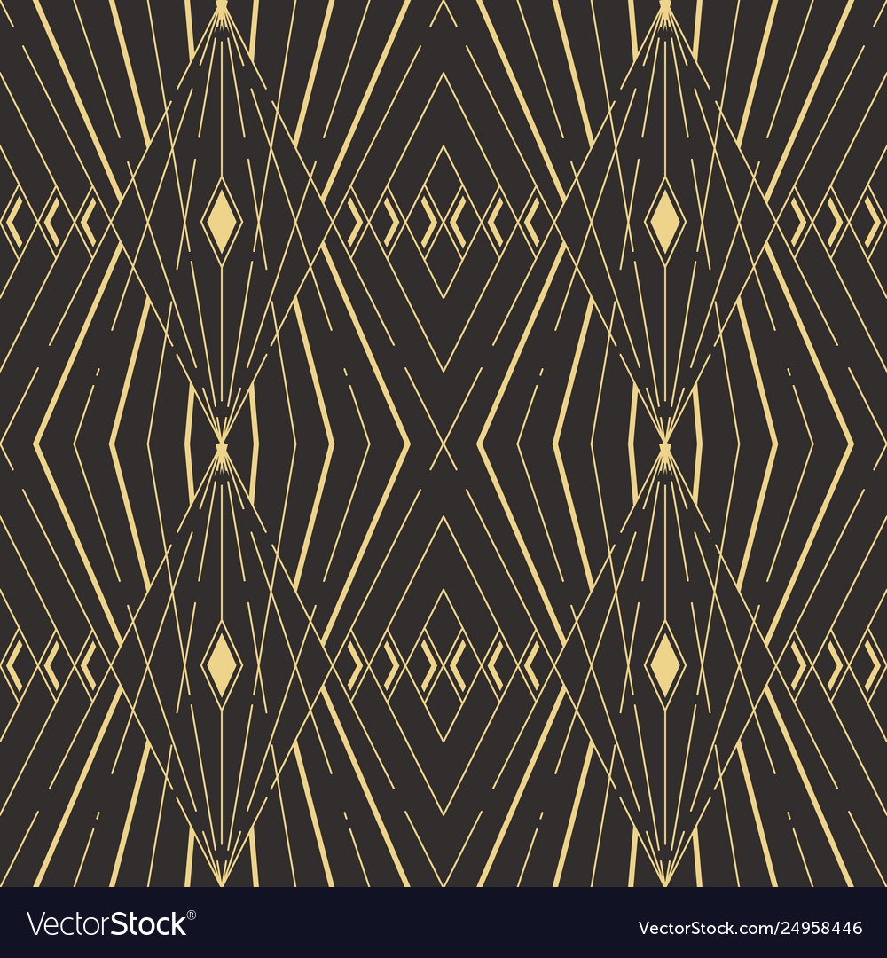 Abstract art deco seamless modern tiles pattern Vector Image