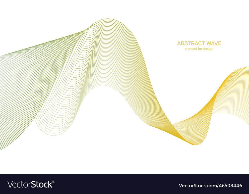 Abstract colorful wave element for design digital vector image Abstract colorful wave element for design digital