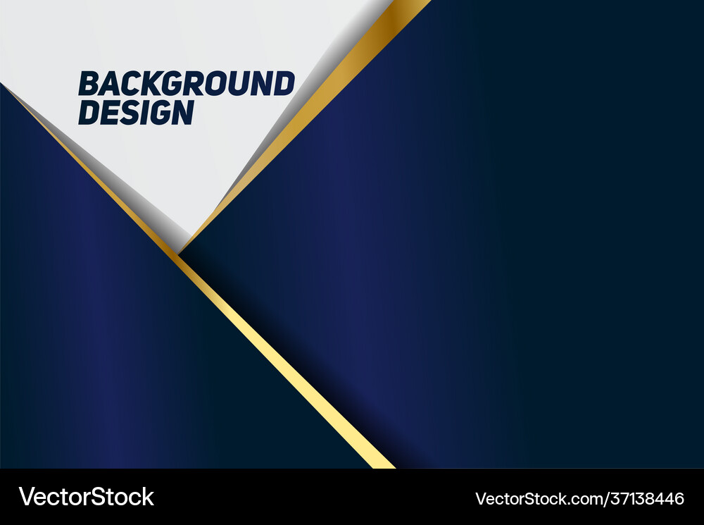 Abstract polygonal pattern luxury dark blue Vector Image