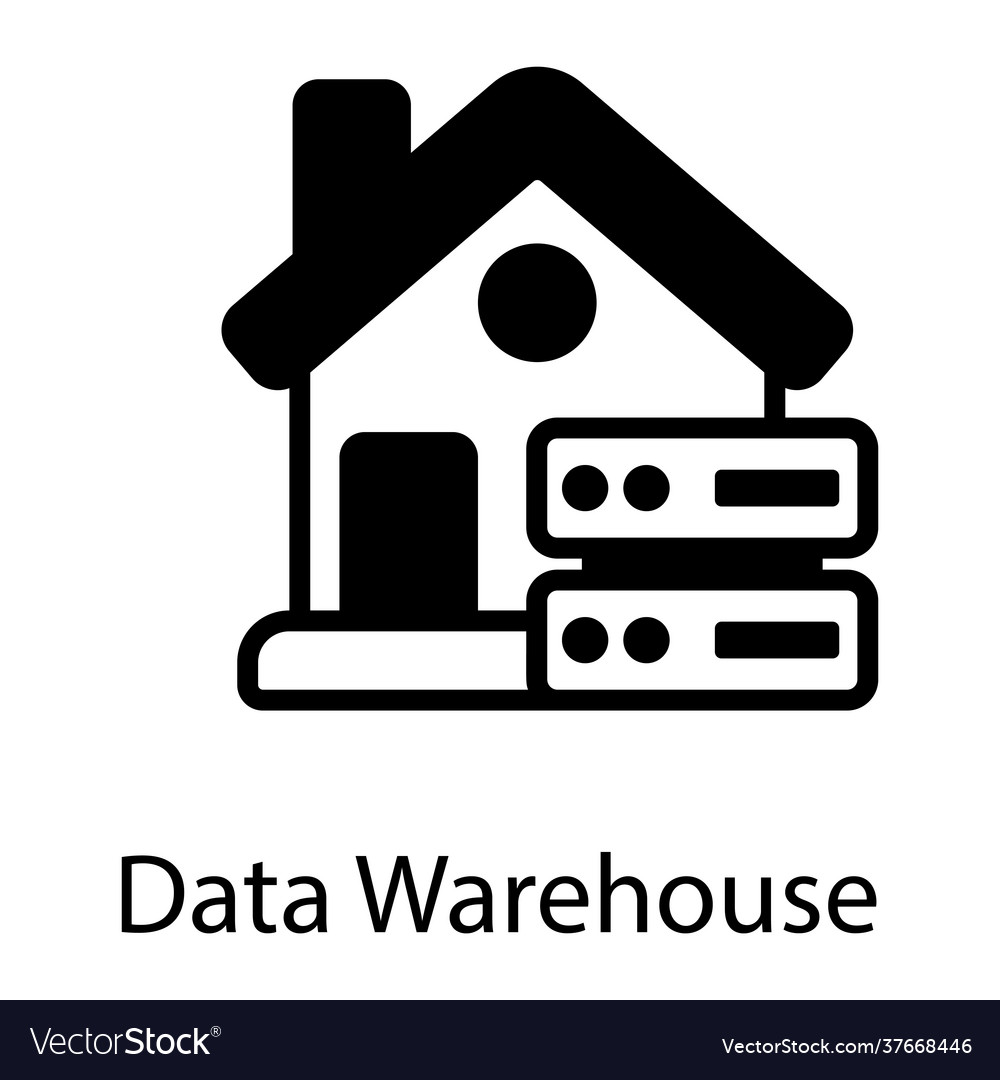 Data warehouse Royalty Free Vector Image - VectorStock