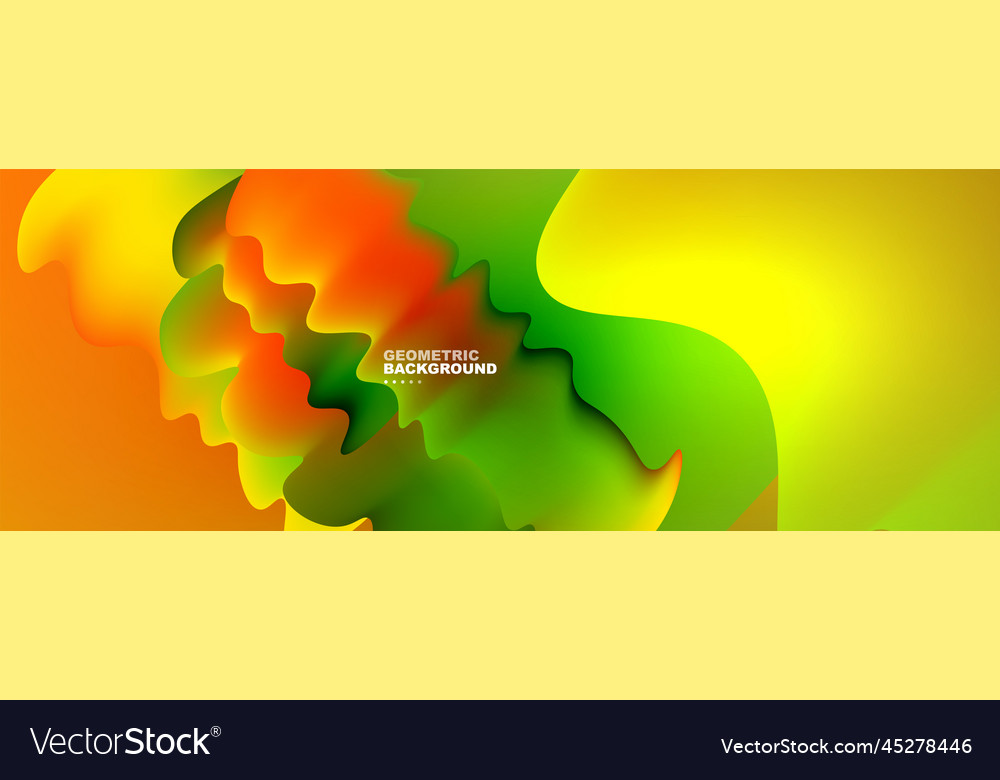 Dynamic liquid waves abstract background