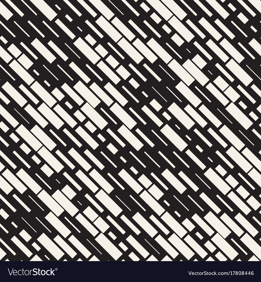 Irregular Monochrome Dash Pattern