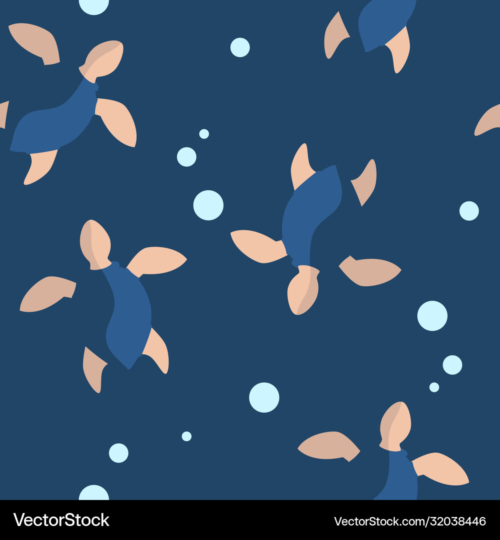 Kids pattern with turtles Royalty Free Vector Image