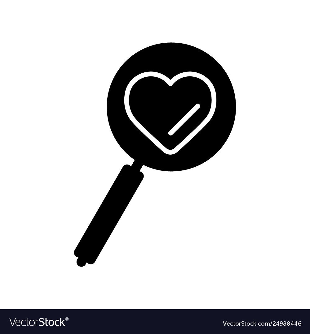 Magnifier icon search icon flat design Royalty Free Vector
