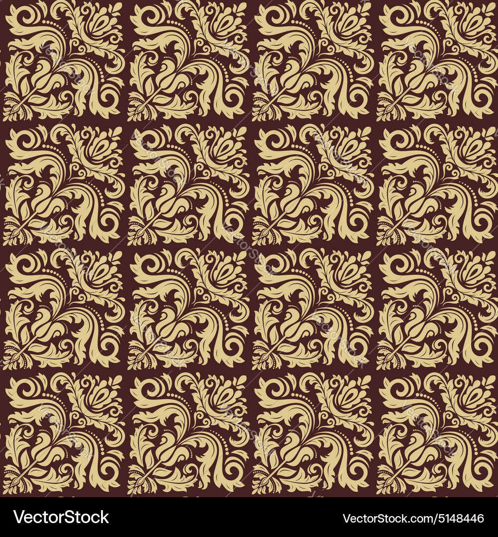 Seamless orient background Royalty Free Vector Image