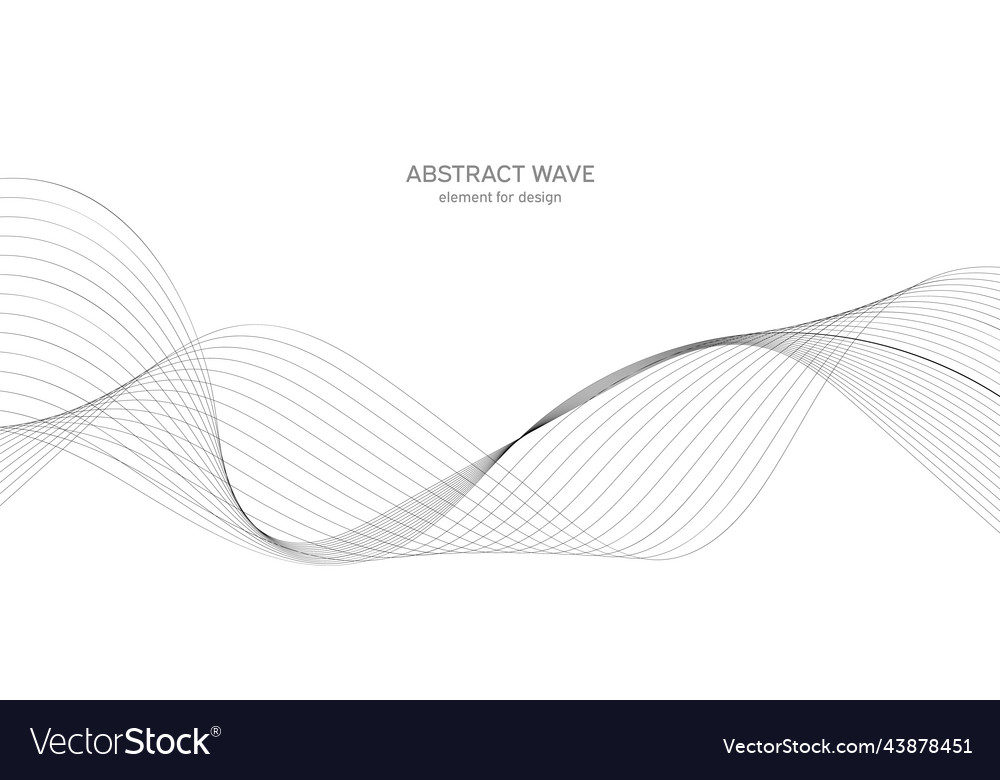 Abstract wave element for design digital vector image Abstract wave element for design digital
