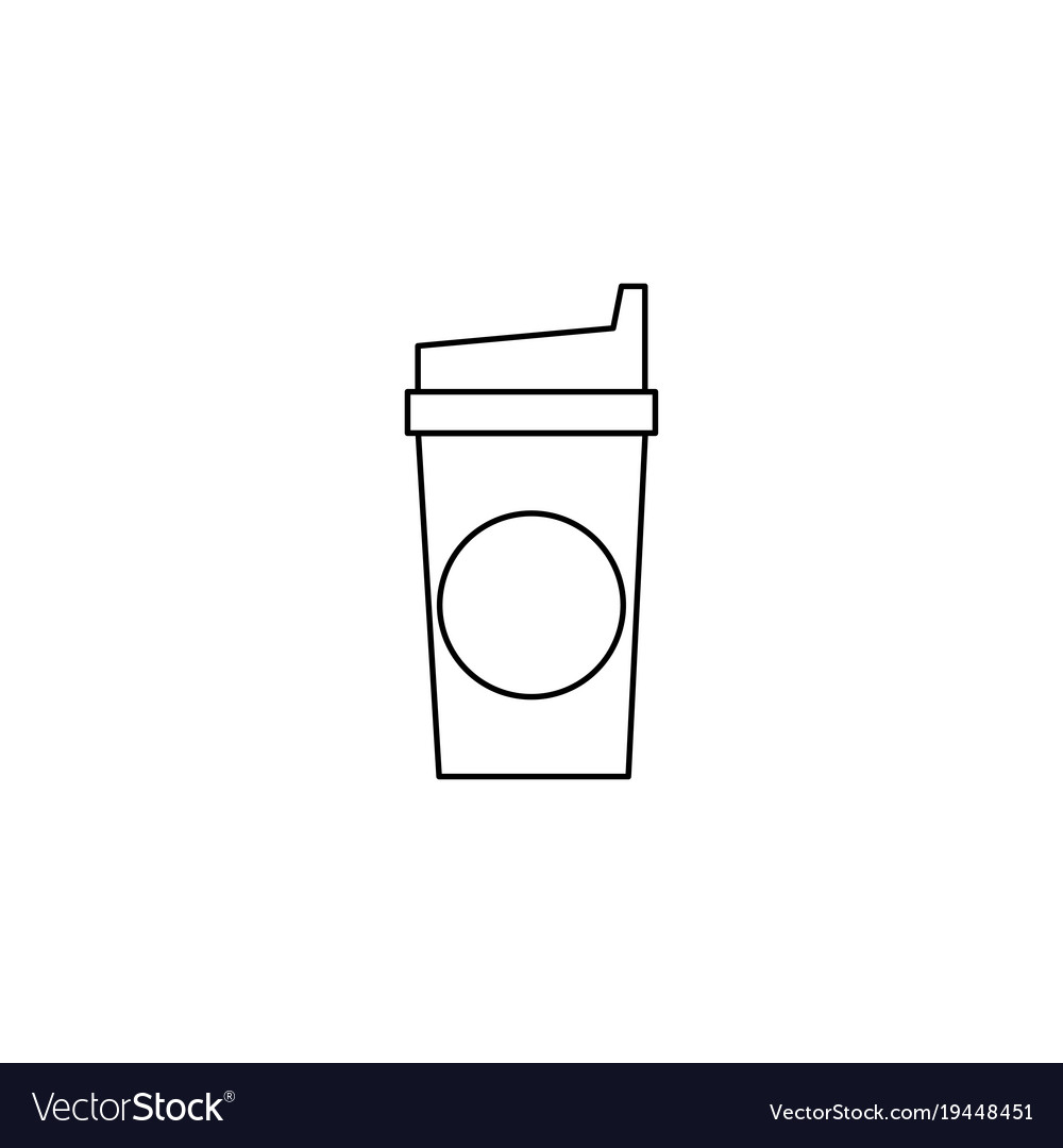 Coffee line icon Royalty Free Vector Image - VectorStock